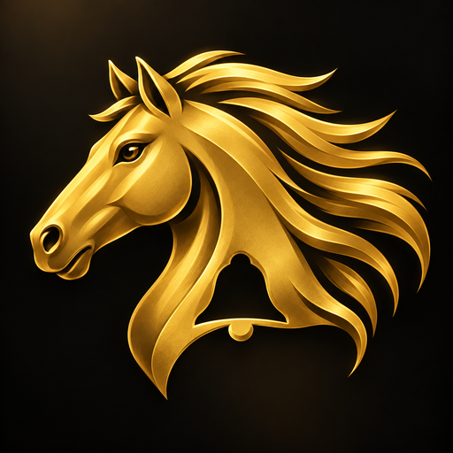 Gold Mustang